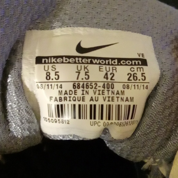 Nike Men Downshifter 6 Running Shoes Sz 8.5 - Picture 6 of 7